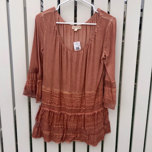 Song N Spirit Tops - Song N Spirit | Boho | Burnt Orange Top